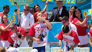 To answer your first question: Nathan S Famous 4th Of July Hot Dog Eating Contest To Go On With A Few Changes Due To The Coronavirus Pandemic Cnn
