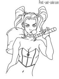 We hope you have a good time coloring. Harley Quinn Coloring Pages