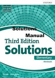 Estamos interesados en hacer de este libro solucionario workbook dynamic 3 uno de los libros destacados porque este libro tiene cosas interesantes y puede ser útil para la mayoría de las personas. Solucionario Solutions Elementary 3ra Edicion Oxford Solucionarios