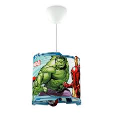 Loft style ceiling lamp for hipster interior design. Marvel Avengers Ceiling Pendant Hanging Light Shade Lamp Shade Only Max 23w Liminaires