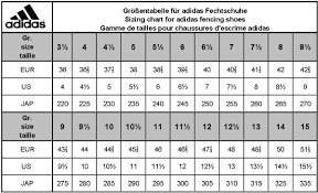 Shoe Size Chart With Adidas Sizing Chart World Of Reference