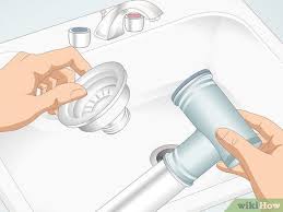 How to plumb a bathroom with multiple install sink drain plumbing hometips pin on for the home types of traps and they parts depot pipeline design kitchen diagram under. How To Install A Kitchen Sink Drain With Pictures Wikihow