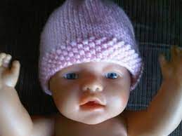 Caron Simply Soft Yarn In Pale Pink Size 6 Circular 16inch Size 6 Dpn S Yarn Needle For We Baby Hats Knitting Free Baby Hat Knitting Pattern Baby Hat Patterns