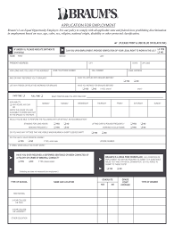 Braums was founded in 1968 in oklahoma by bill and mary braum. Braums Application Fill Online Printable Fillable Blank Pdffiller