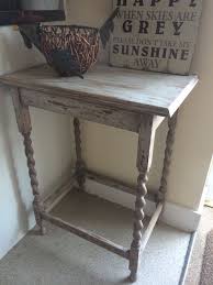 Heavily Distressed Barley Twist Side Table Barley Twist Table Narrow Coffee Table Table