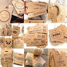 Download 50 Hang Tags Kraft Paper Kraft Cardstock Personalized Brown Paper Gift Tag Wedding Tag Party Favor Tag Custom Tag Paper Gift Tags Party Favor Tags Custom Tags