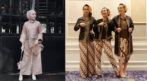 Baju kebaya batik untuk perpisahan sekolah elegan koleksi sumber batiknusantara.info. 14 Model Setelan Celana Untuk Kondangan Tampil Formal Nggak Harus Pakai Gaun Atau Kain Batik Kan