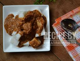 Finally, lace your nasi impit, or lontong with this sauce, or pour it over sticks of grilled satay. Cerita Kak Z Kuah Kacang Nasi Impit