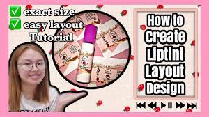 Download How To Create A Liptint Layout Design Easiest Tutorial Julia Mecaela Youtube