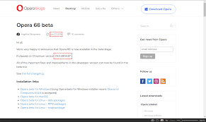 Opera 66 Beta Blog Opera Desktop