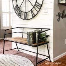 Wood And Metal Bench Interior Delights Parker Italian Bedroom Furniture Metal Furniture Design Furniture