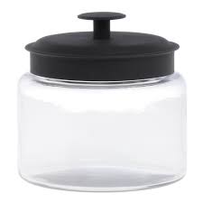 Anchor hocking montana glass jar with fresh sealed lid, brushed metal, 2.5 gallon. Anchor Hocking 48 Oz Clear Glass Montana Jar With Black Lid 6 Dia X 6 1 2 H Buy Online In Cayman Islands At Cayman Desertcart Com Productid 74714568