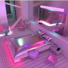 Pink Iridescent Dream Rooms Cool Rooms Neon Bedroom