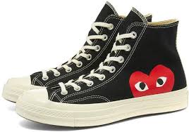 Comme Des Garcons Play X Converse Chuck Taylor 1970s Hi Black Comme Des Garcons Play X Converse Chuck Taylor 1970s Hi In 2020 Chuck Taylors Converse Chuck Taylor Converse