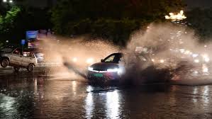 Delhi gridlocked after downpour floods streets, flights hit too