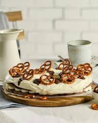Schoko Brezel Torte Rezept Von Backen De Rezept Lebensmittel Essen Dessert Ideen Backen