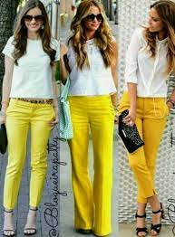 Pants N Tops Ropa Pantalon Amarillo Mujer Ropa Amarilla