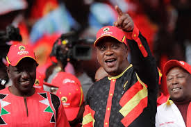 Speaking in homa bay county… Kenya Election Uhuru Kenyatta And Raila Odinga Vie For Presidency In Hotly Contested Vote Abc News