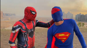 الحرب بدات بين سبايدر مان و سوبر مان الحزء الثاني ‏|| سبايدر مان Spider man  - YouTube
