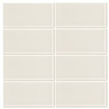 Remodeling main bath, can't decide whether to use glossy or matte white subway tiles for walls up to 3 ft. Viccidesign 3 X 6 Glass Subway Tile In Glossy Cream Reviews Wayfair