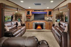 2016 Forest River Sierra 377flik Front Living Room Rv Living Room Living Room With Fireplace Living Room Remodel