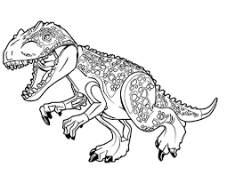Hybrid Dinosaur Indominus Rex Coloring Picture 40 Wallpaperzenorg
