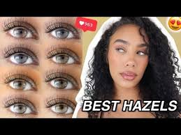 Most Natural HAZEL Contacts! HUGE Haul For Brown Eyes