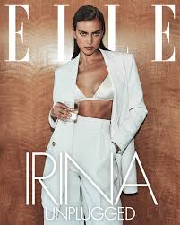 Irina shayk will have to slog as the work burden will be too much. Irina Shayk Covers Elle Us March 2021 Digital Edition By Chris Colls Fashionotography