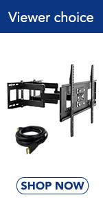 Average rating:5out of5stars, based on1reviews1ratings. Fleximounts Curved Flat Tv Wall Mount Tv Bracket For 32 65 Inch Up To 132lbs Vesa 600x400mm With Swivel Articulating Dual Arms Full Motion Tv Wall Mount