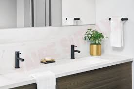 Valve trim only (7) volume control (1) more ways to shop. 6190bl Moen Align Single Handle Bathroom Faucet Matte Black Amre Supply