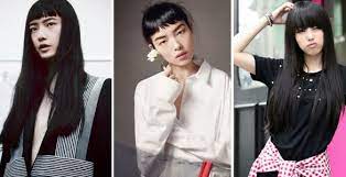Long bangs are flexible as they can still be pulled up into a ponytail and can be styled for a variety of occasions. 10 Most Popular Asian Hairstyles For Long Hair