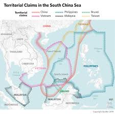 The south china sea transformed. Lukas Trakimavicius On Twitter Interesting Map Via Stratfor Illustrating The Various Territorial Claims In The South China Sea