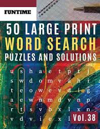 Check your puzzles puzzlemaker uses a word filter to prevent the random creation of offensive words. 50 Large Print Word Search Puzzles And Solutions Funtime Activity Book For Adults And Junior Full Page Find Seek And Circle Word Searches To Challeng Large Print Paperback Brain Lair Books