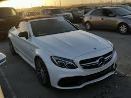 Salvage 2018 Mercedes Benz C 63 Amg Mercedes Convertible Benz C Mercedes