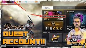 Mera friend use kardiya please kuch to karo my free fire i'd 1060952564. How To Get Your Lost Guest Account Back In Freefire Bg Now Its Possible Info Only At Igl Youtube