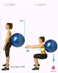 Squats Ball Exercises Exercise Gym Ball