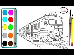 Jual buku buku mewarnai thomas and friends paint by numbers terrific. Kereta Api 2 Cara Menggambar Dan Mewarnai Kereta Api Merah Youtube