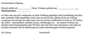 Fazit schreiben für die bachelorarbeit & hausarbeit leicht gemacht. Eidesstattliche Erklarung Bachelorarbeit Muster Tipps