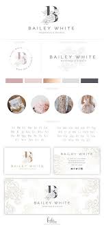 Floral Logo Branding Kit Monogram Logo Premade Logo Event Planner Logo Wedding Planner Logo Photography Logo Peonie Logo Rose Logo Event Logo Wedding Logos Floral Logo