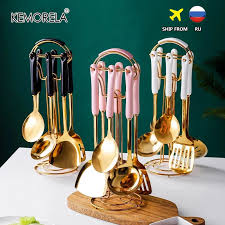 Dan jika ada beberapa bagian yang terasa sulit, ahli dapur kami. 6 7 Buah Set Peralatan Dapur Peralatan Masak Gagang Keramik Baja Tahan Karat Mewah Gaya Nordic Aksesori Alat Dapur Set Alat Alat Memasak Aliexpress