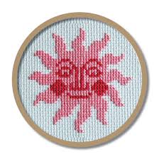 Combined within this unique design, they appear almost magical! Free Sun Cross Stitch Pattern Tiny Modernist Cross Stitch Blog