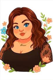 Digital Coloring Page of a Barista