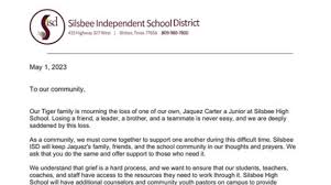 Silsbee ISD family mourns death of student-athlete: "We are deeply saddened  by this loss"