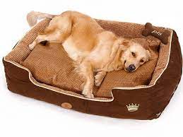 Pls Paradise Bolster Dog Bed With Pillow Well Padded Extra Plush Completely Removable Cover With Zipper Ma Orthopedic Dog Bed Dog Bed Large Bolster Dog Bed