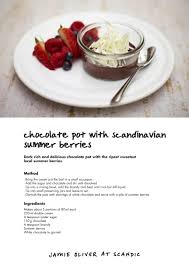 Make sure your dinners finish on a high note with our collection of delicious dessert recipes. Jamie Oliver Summer Menu Dessert Scandic Hotels