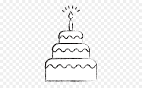 How to draw a birthday cake from birthday cake drawing , source:www.supercoloring.com. Birthday Cake Drawing