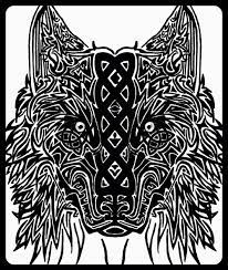 Whilst many tribal wolf tattoos choose to depict one wolf, you could create a design with multiple wolves. Tribal Celtic Wolf Tattoo Design