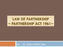 Based on s.3(1) of partnership act 1961 (pa 1961), partnership is the relation which subsists between persons carrying on business in common with a view of profit. Ppt Law Of Partnership Partnership Act 1961 Powerpoint Presentation Id 1523467