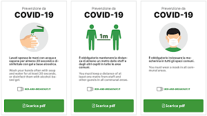 È possibile creare cartelli di divieto con forme e colori a scelta. Cartelli Covid Obbligatori