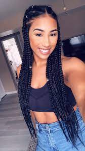 Ig Tatijking Box Braids Hairstyles Braided Hairstyles Curly Hair Styles Naturally